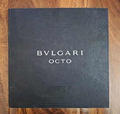 Bvlgari Octo Watch Book Booklet Catalog Hardcover New