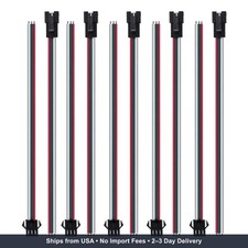10 Pairs 3pin JST SM Female/Male Connectors 15cm 22AWG Wire for WS2812B WS2812 W