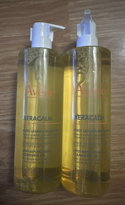 2 Avene Xeracalm A.D Lipid Replenishing Cleansing Oil  13.5oz Exp. 9/27 03/28