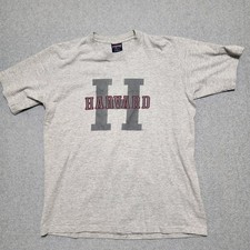 Harvard University Vintage Jansport T Shirt Size Large Single Stitch USA Made