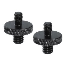2 Pcs 1/4" Male to M5 Male Tripod Nut Camera Mount Screw1, 18 mm