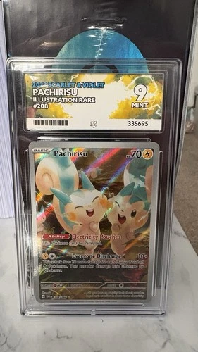 Nintendo Pokémon TCG 2023 S&V Pachirisu 208/198 IR Holo English ACE 9