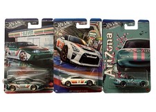 Hot Wheels Jdm Bundle Toyota Supra Nissan Gt-r R35 Mazda Miata Silver Series