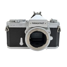 Nikkormat FTN 35mm SLR Film Camera Body Silver Nikon Tested New Light Seals GC