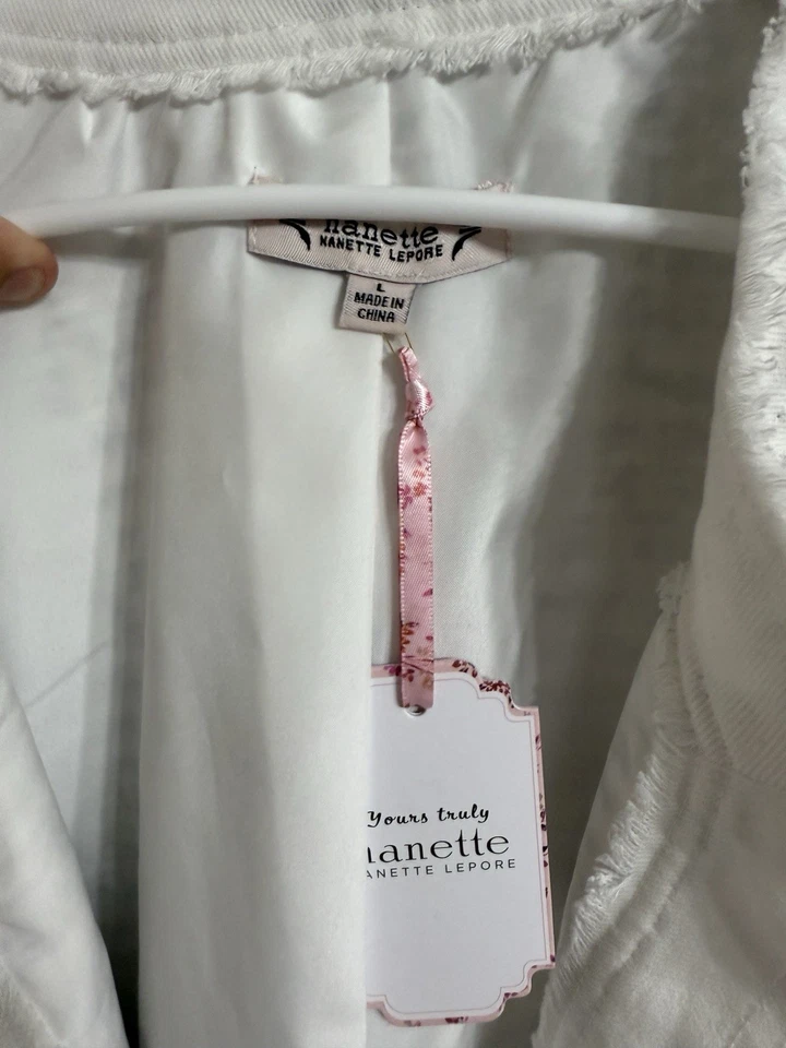 Chaqueta blanca Nanette Lenore para mujer talla grande precio de venta sugerido por el fabricante 148 USD Foto 3 de 4