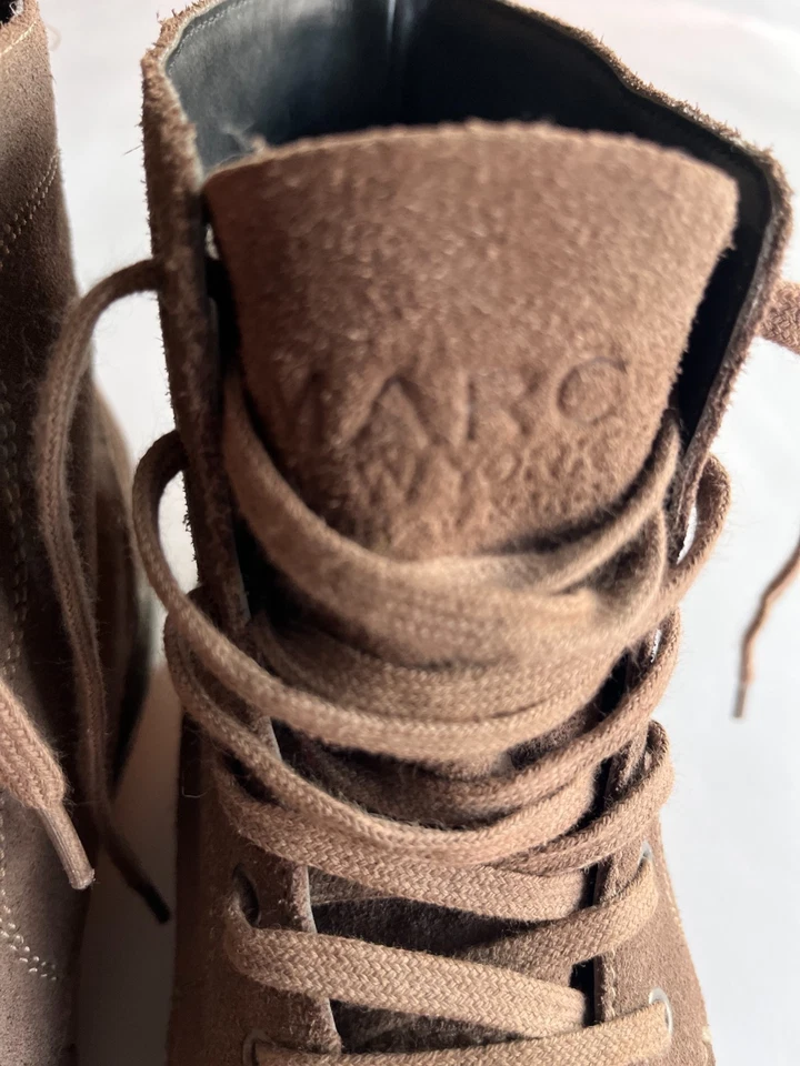 Andrew Marc New York Marrón Gamuza Cuero Botas Informales Para Hombre Talla US 12 EUR 46 Foto 2 de 4