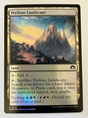 Perilous Landscape Modern Horizons 3 Foil MTG NM
