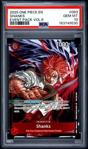 Shanks (Event Pack Vol. 6) graded PSA 10 for sale on eBay