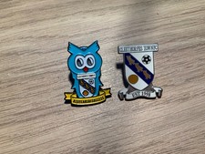Cleethorpes town fc, set of 2 football pin badges