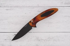 Pro-Tech CF2103-DF – Cambria Flipper – “Del Fuego” Custom - DLC Black MagnaCut