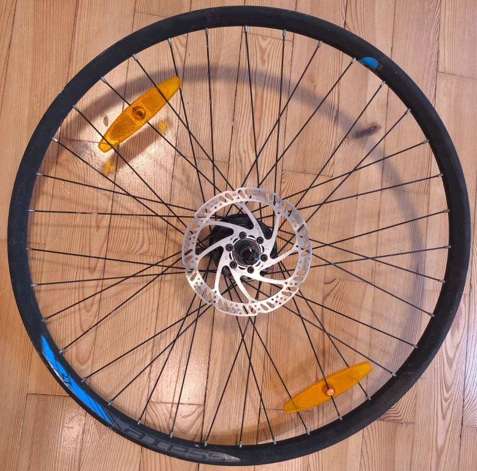 LAUFRADSATZ 27,5" MTB - Scheibenbremsen + Nabendynamo + Licht - Ready To Use Set - Bild 2 von 4