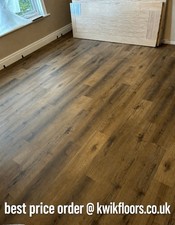 Sugar Oak Luxury Click Vinyl Flooring 5mm £19.99M2 BUILT IN UNDERLAY LVT/SPC