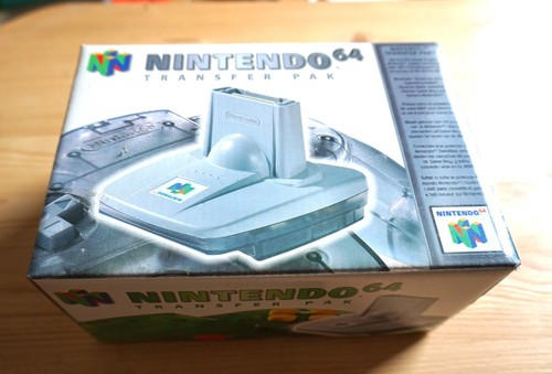 Nintendo 64 Transfer PAK NUEVO en EMBALAJE ORIGINAL con instrucciones