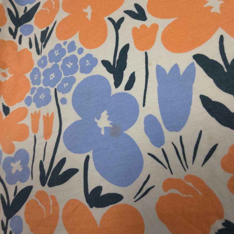 Vestido Marimekko Niños 9-10 AÑOS Naranja Uniqlo Floral Mini Sin Mangas Talla 9-10Y Foto 3 de 4