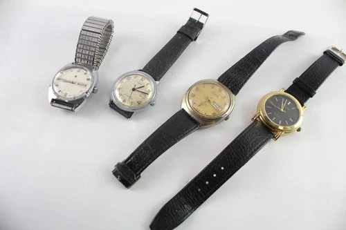 Vintage Mechanical Watches Lip Timex UNTESTED x 4