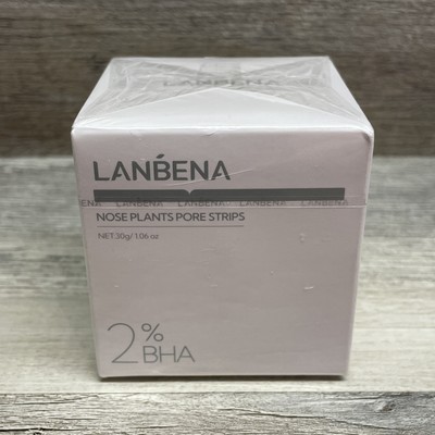 Lanbena Nose Plants Pore Strips (60) 2% BHA Blackhead Removal Kit Exp 10/27 NIB