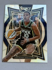 2025 Panini WNBA Select COURTNEY WILLIAMS Silver Prizm #23 Lynx