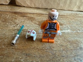 X-Wing Fighter 9493 Lego Luke Skywalker Pilot w/ Blue Lightsaber 2012