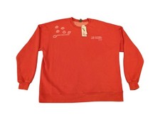 C1 Wild Fable Distressed/Faded Sweatshirt Red Keep Dreaming Size Medium