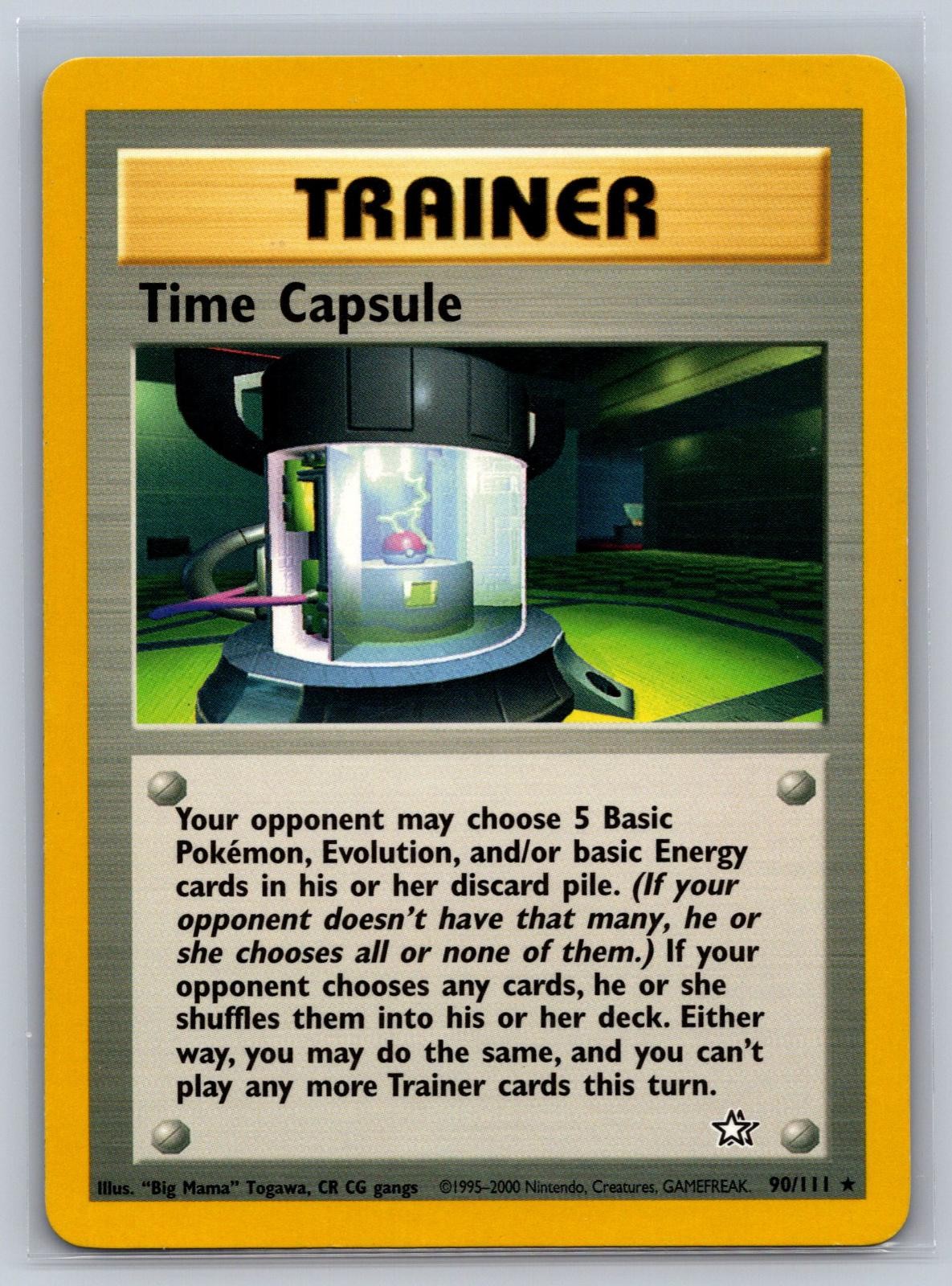 Time Capsule 90/111 Rare Neo Genesis Pokemon Unlimited Lightly Played