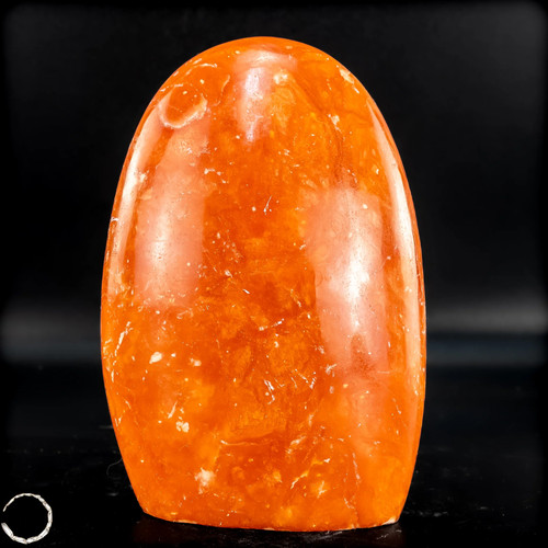 Natürliche Orangencalcit Kristall-Freiform – 523,23g