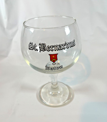ST. BERNARDUS Watou Belgium Belgian Ale .33 CL Stemmed Goblet Beer Glass