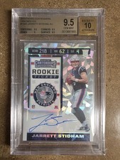 Jarrett Stidham 2019 Contenders Cracked Ice Ticket /23 RC AUTO BGS 9.5 Broncos