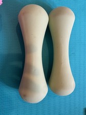 Neo Neoprene Dumbbells 3Kg Weights Home Fitness Exercise Solid Iron Pair - Blue