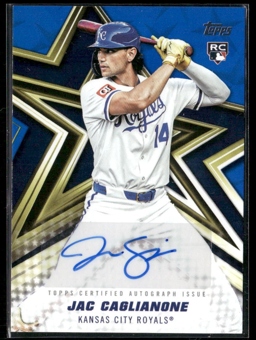 2026 Topps #BSA-JC Jac Caglianone Baseball Stars Auto Blue /150 | eBay