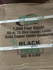 Perfect Vision RG-6 75 Ohm Coax Cable 1000 ft Black Solid Copper PVC PVCX1B — photo 2