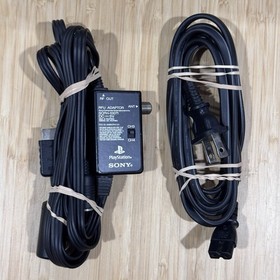 Sony PlayStation 2 PS2 FAT Console SCPH-30001 Tested with Network Adapter Cables