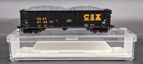 Coche tolva de carbón Atlas 5539C CSX escala N 90 toneladas con carga CSXT #814577 NUEVO EN CAJA | Condition: Used