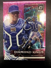 2022 Donruss Optic #9 Salvador Perez Pink Velocity Prizm #/249