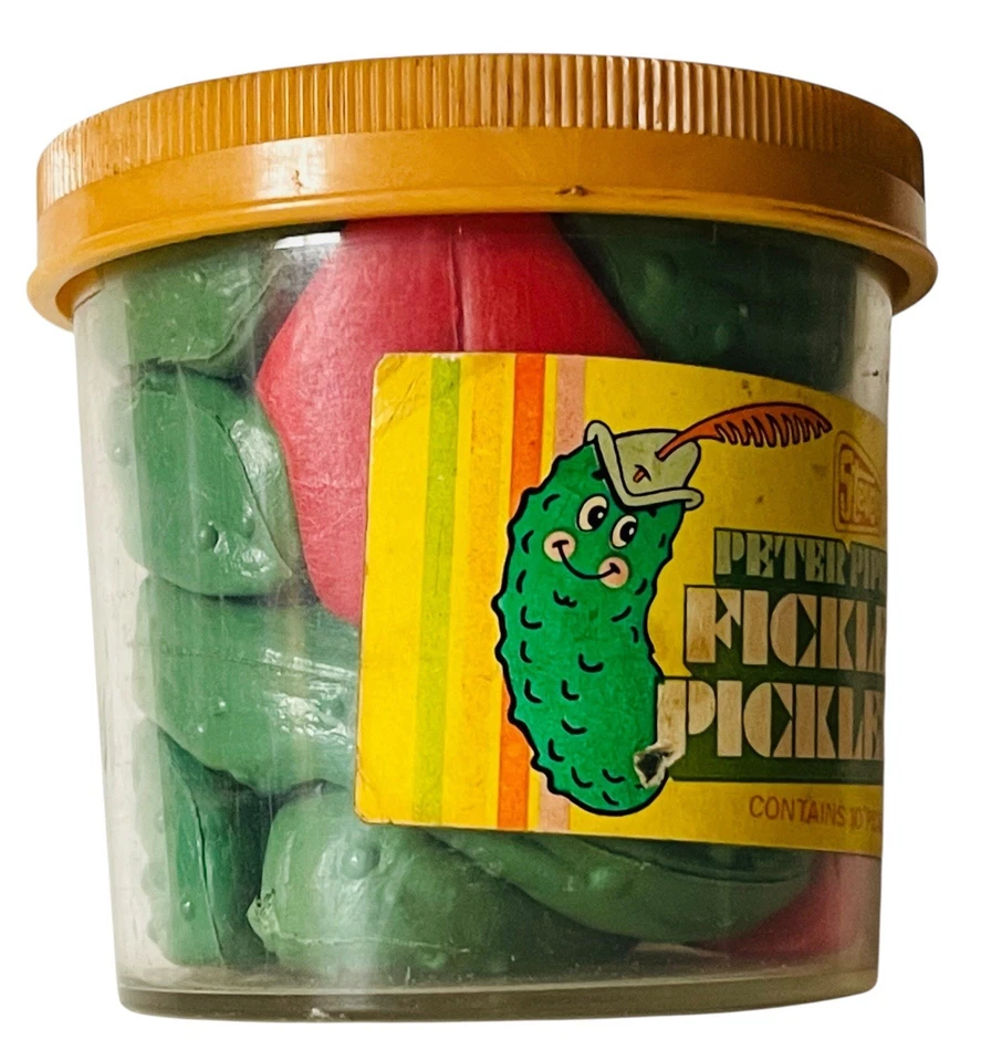 VTG PETER PIPER’S FICKLE PICKLES GAME PUZZLE TOY STEVEN MFG 1973 HONG KONG - Image 4 of 4