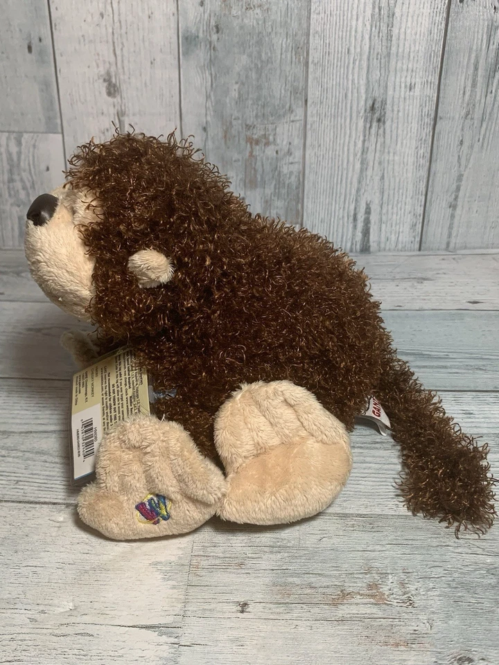 Ganz Webkinz Cheeky Monkey Retired Plush Fluffy Brown Stuffed HM080 Unused Code - Image 3 of 3