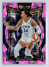 2025 Panini Select WNBA #100 Napheesa Collier Pink Ice Prizm Minnesota Lynx