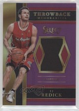2017-18 Panini Select Throwback Memorabilia Purple Prizm 24/99 JJ Redick 2r7