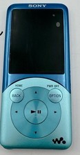 Sony Walkman NW-S754 Blue 8GB MP3 Digital Media Player Portable Tested
