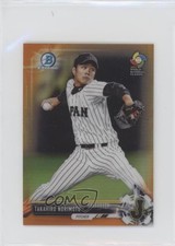 2017 Bowman Chrome Minis Prospects Orange Refractor 9/25 Takahiro Norimoto a8r