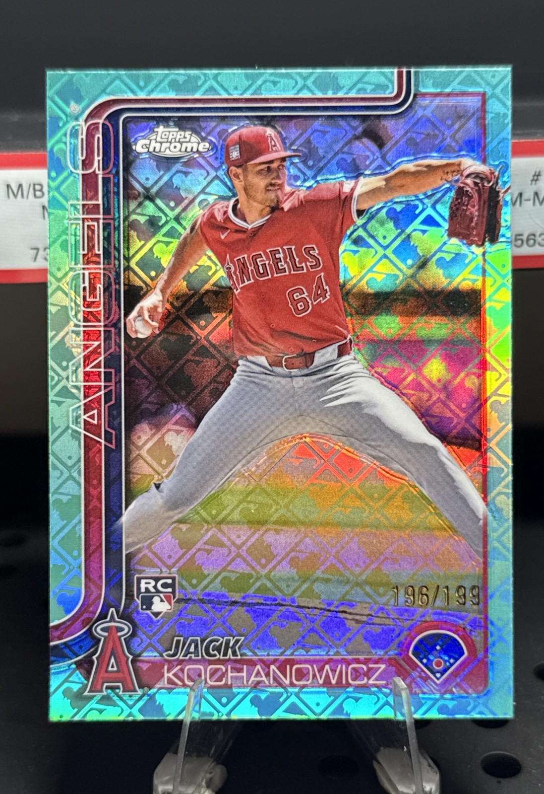 2025 Topps Chrome Logofractor - Jack Kochanowicz #121 Aqua Refractor /199 (RC)