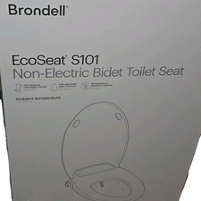 Brondell - ELONGATED Ecoseat S101 Non Electric Ambient Temp Bidet Seat New