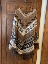 Vintage 70s/80s Wool Poncho One size