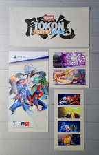 PS5 Marvel TOKON Fighting Souls GameStop Store Display Promo Posters Lot/4