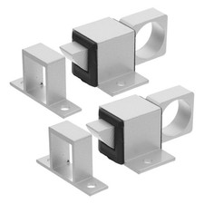 4 PCS Spring-loaded Latch Aluminum Alloy Automatic Keep Door Closed Buckle Lock