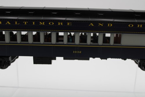 MTH RAILKING PREMIER BALTIMORE & OHIO 2 CAR 70' MADISON PASS SET 20-41036 - Picture 7 of 19
