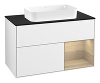 Villeroy & Boch Finion Waschbeckenunterschrank FüR Becken Mittig Regal Rechts...