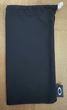 Authentic Oakley Large Black Microfiber Cloth Sunglasses Storage Cleaning Bag
