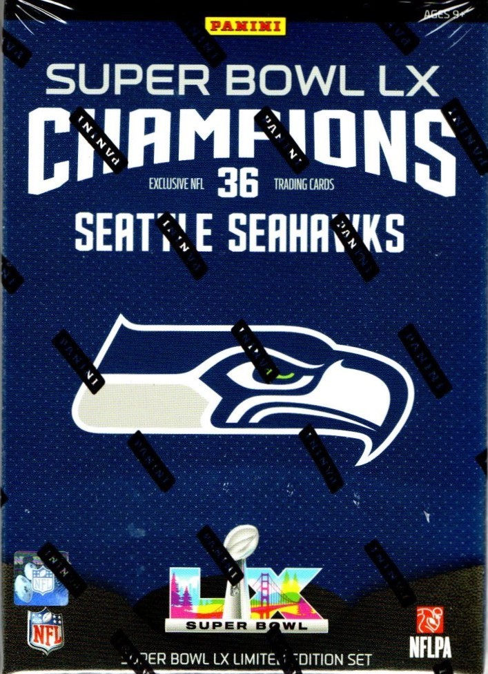 2026 Panini NFL Super Bowl LX Seattle Seahawks 36 Football Trading