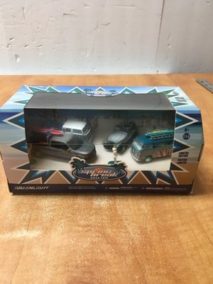 2018 Greenlight Spring Break Road Trip Green Machine Diorama Set 1:64 Limited s8