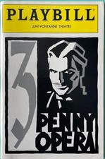 Sting The Threepenny Opera Playbill Opening Night Maureen McGovern 3 Penny  1989